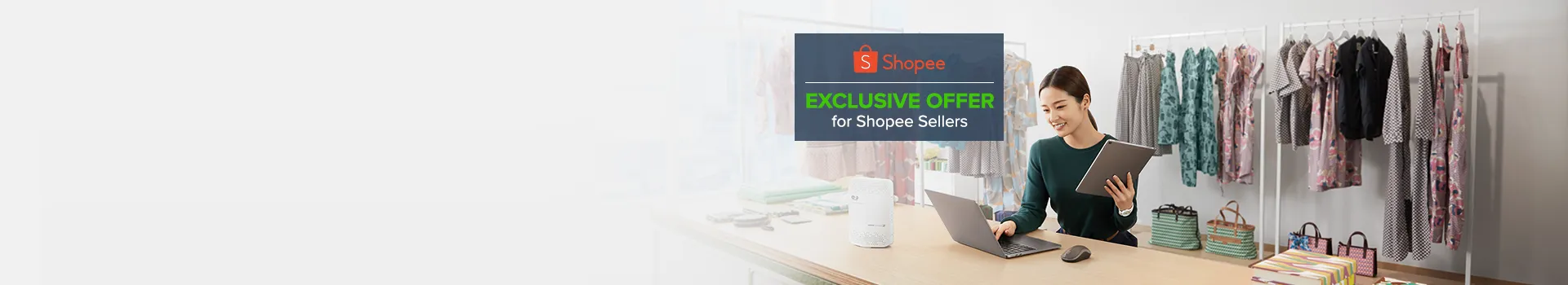 EXCLUSIVE offer for Shopee Sellers