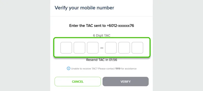 How to set up your devices - Via Service Info Request TAC