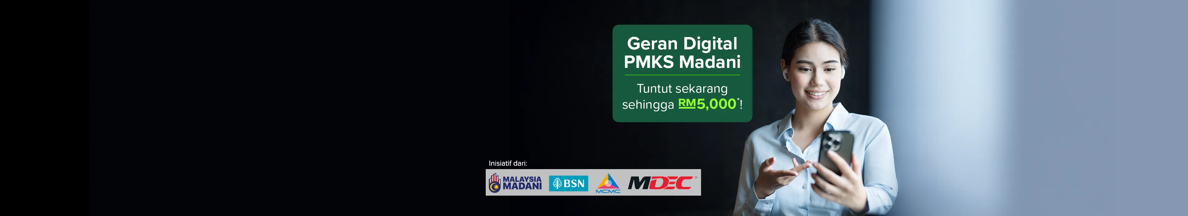 Maxis Business Postpaid Plans With 5G Banner